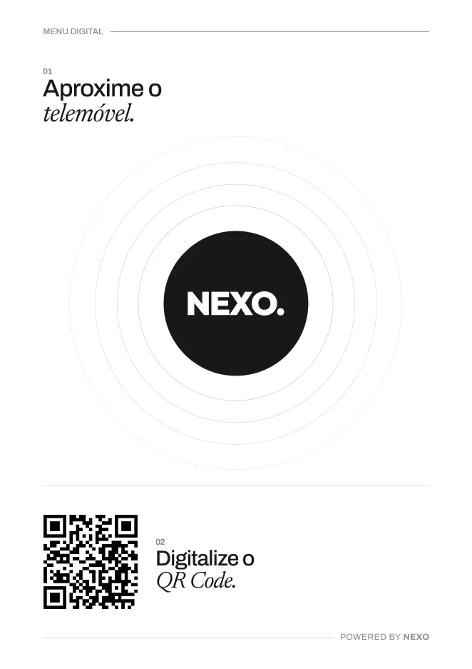 NEXO Display Stand NFC — detalhe